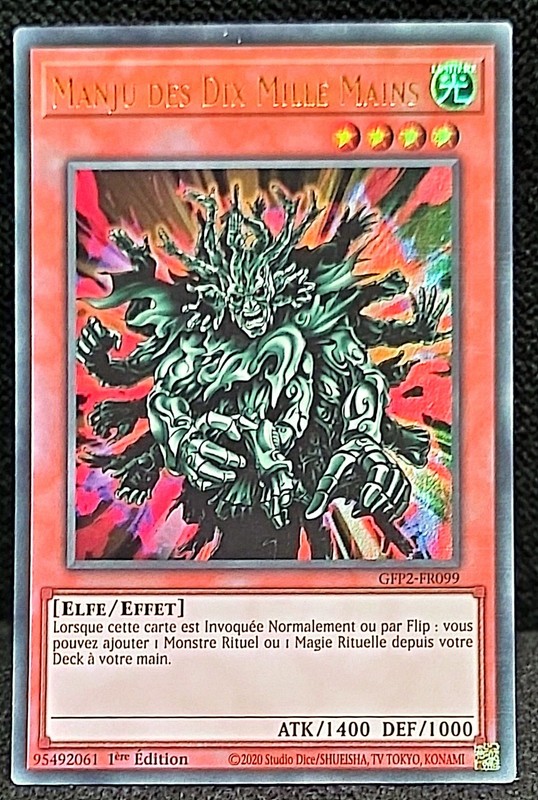 Konami Yu-Gi-Oh! Manju des Dix Mille Mains GFP2-FR099 1st FR Ultra Foil