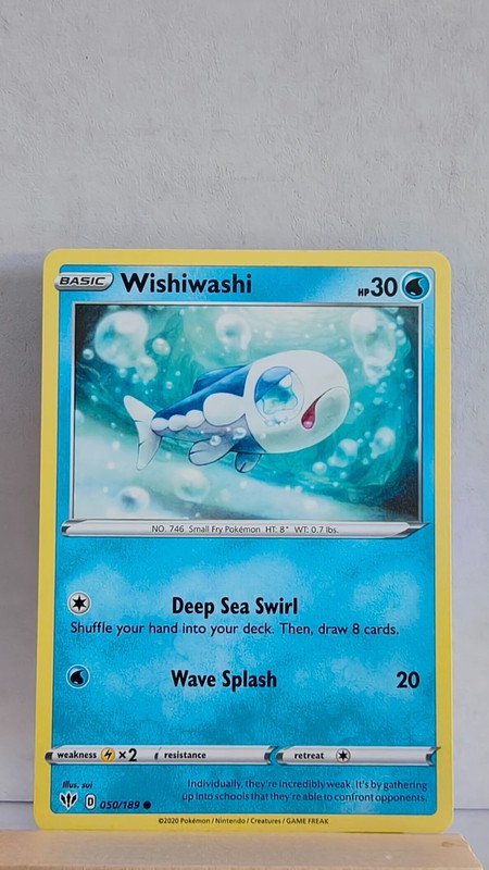 Wishiwashi [LP] – Pokemon TCG Darkness Ablaze 050/189 [Common]