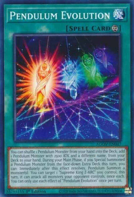 Pendulum Evolution – AGOV-EN047 – Common – 1st Edition – Near Mint