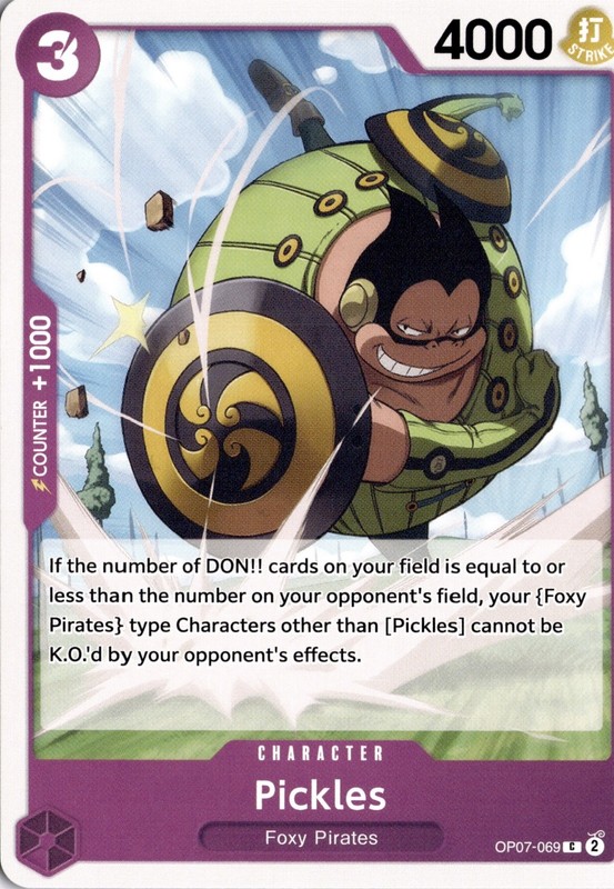 Pickles C 500 Years in the Future OP07-069 One Piece TCG