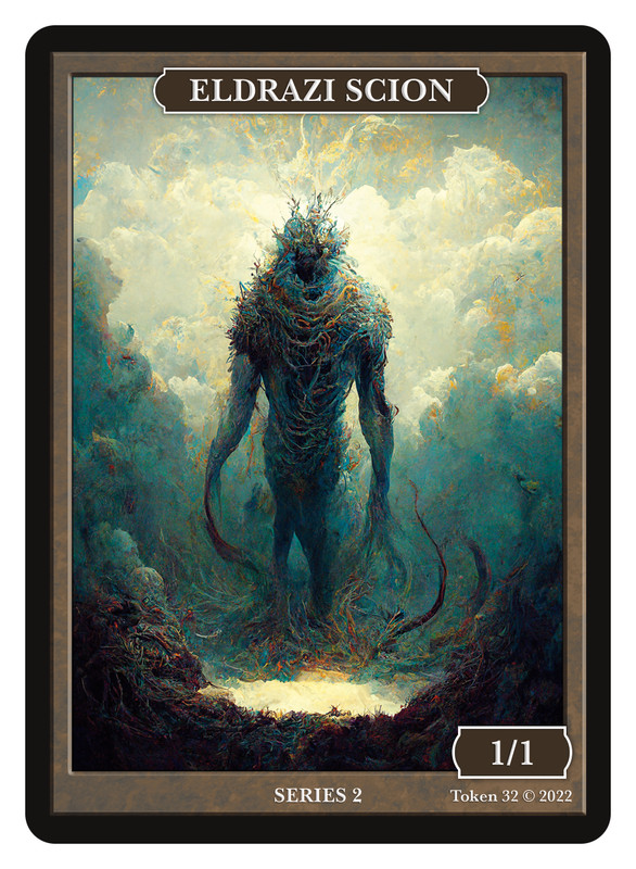 Eldrazi Scion 1/1 Token Givememana Tokens Series 2 Magic the Gathering MTG