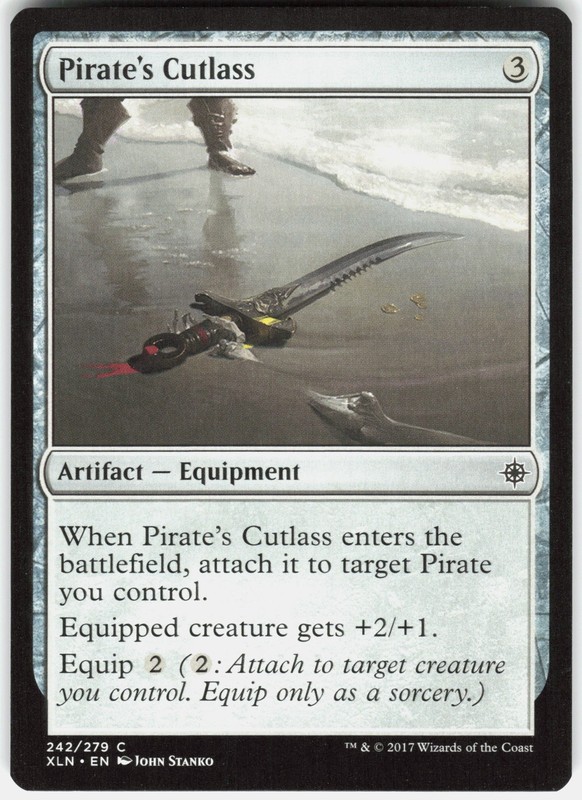 Pirate’s Cutlass C Ixalan 242 LP