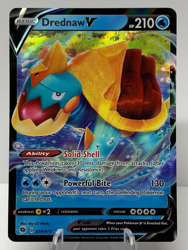 Pokemon Drednaw V 014/073 Champion's Path ULTRA RARE gallery