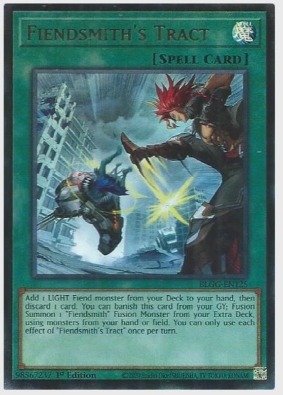 Fiendsmith’s Tract – BLGG-EN125 – Ultra Rare – Glorious Gallery – NM/M
