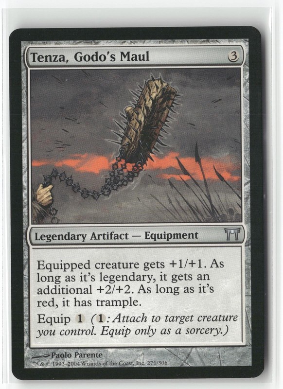 Tenza, Godo’s Maul 271 Uncommon Champions of Kamigawa Magic: The Gathering NM/M