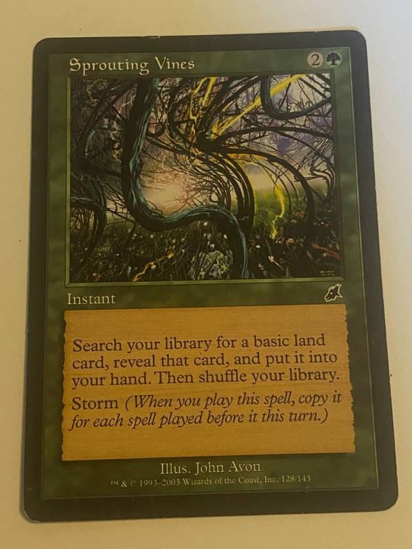 Sprouting Vines – Magic the Gathering MTG Scourge Single Card