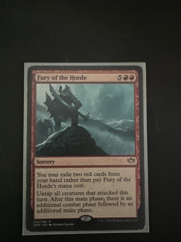 mtg duel decks: speed vs cunning fury of the horde lightly played