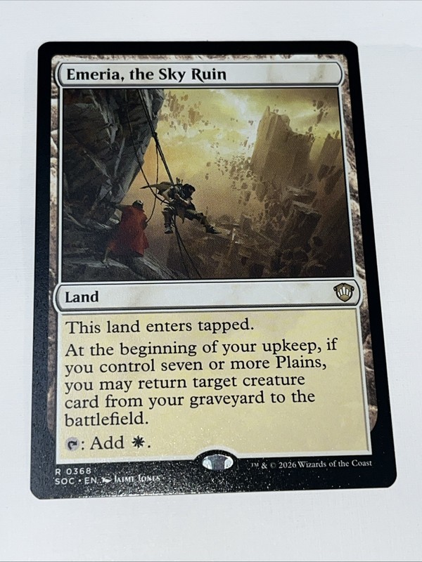 Emeria, the Sky Ruin – Commander: Secrets of Strixhaven MTG
