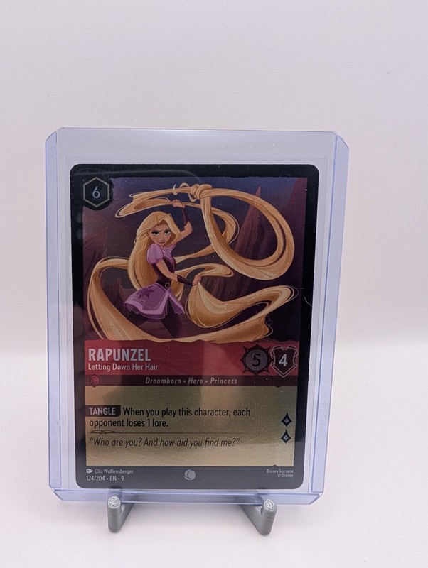 Lorcana TCG -Rapunzel – Letting Down Her Hair -124/204 Fabled Foil