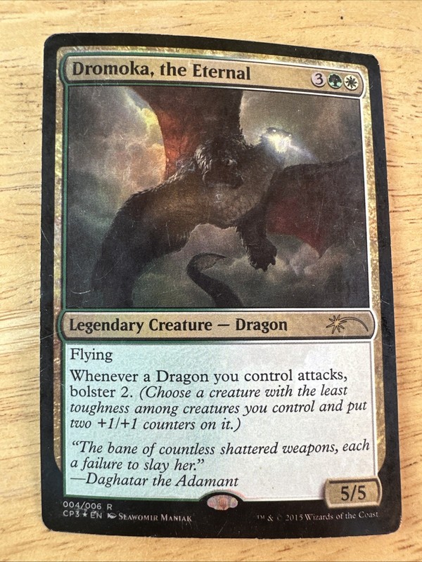 MTG Bling – Foil – Dromoka, the Eternal – Unique and Miscellaneous Promos Played