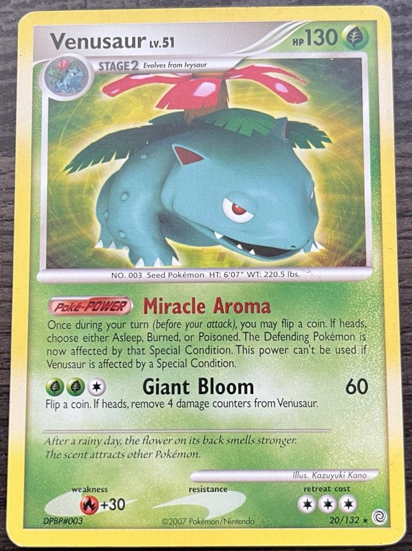 Venusaur 020/132 Pokemon TCG Secret Wonders Deck Exclusives Regular HP