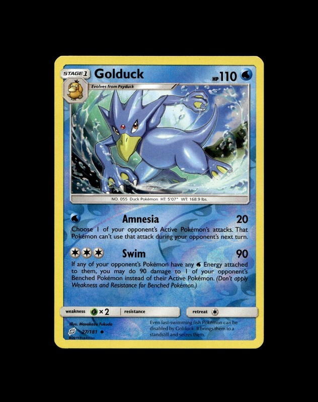 Psyduck Golduck Pokemon Card! Holo/Reverse Holo GX Rare – Choose Your Cards!