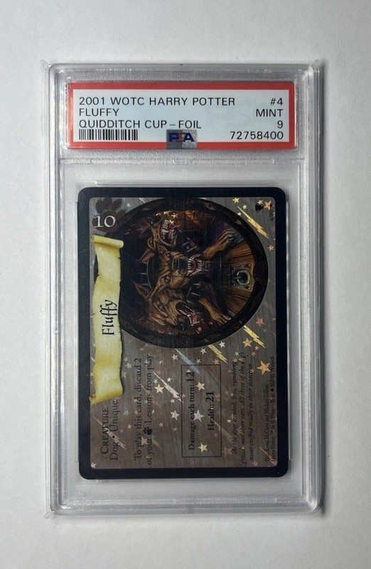 Harry Potter TCG Fluffy Foil PSA 9 Quidditch Cup