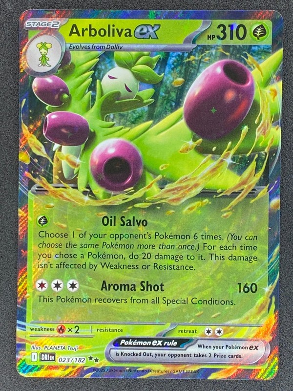 Pokémon Arboliva ex 023/182 DRI Destined Rivals NM