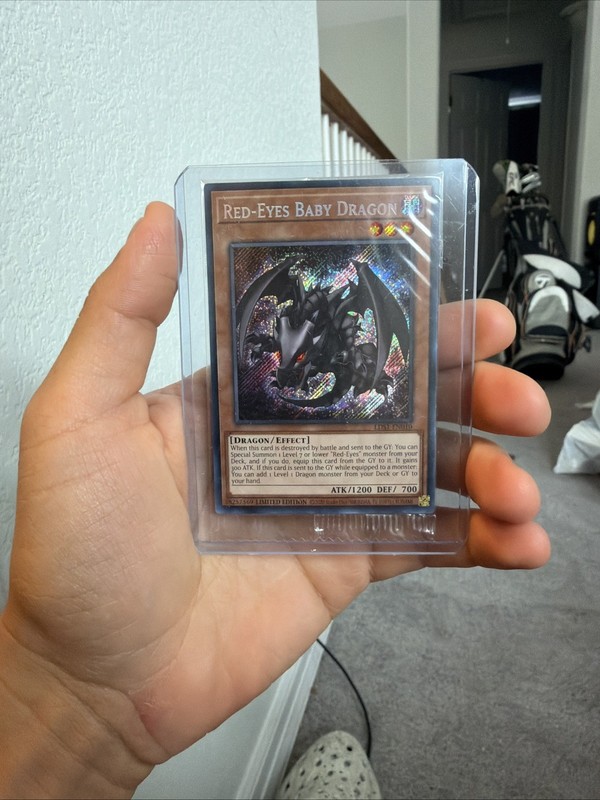 YUGIOH RED-EYES BABY DRAGON LDS1 SECRET LIMITED EDITION SEALED