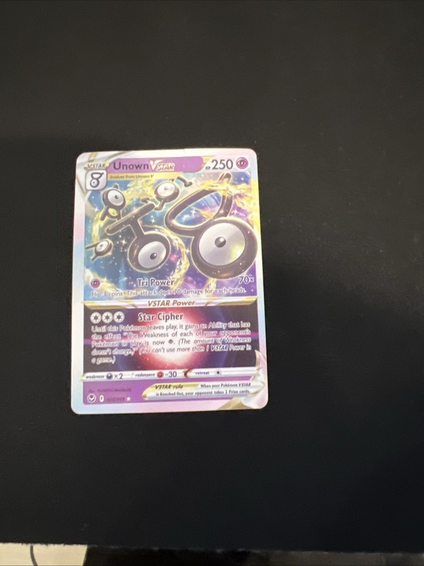 Unown VSTAR 066/195 Swsh12: Sword & Shield – Silver Tempest Holo