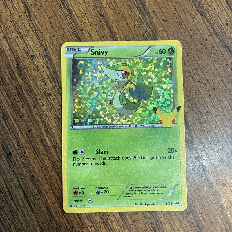 Pokemon: Snivy #1/12 Holo Rare 2011 Mcdonald’s Promo McDonald’s