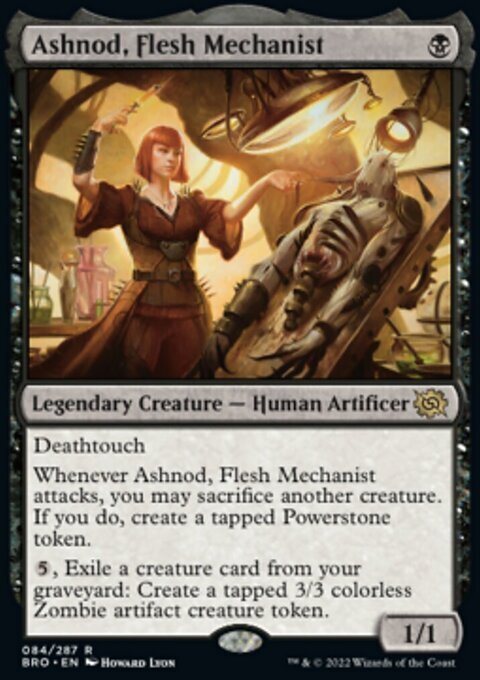 MTG Magic the Gathering Ashnod, Flesh Mechanist (84/399) The Brothers’ War LP