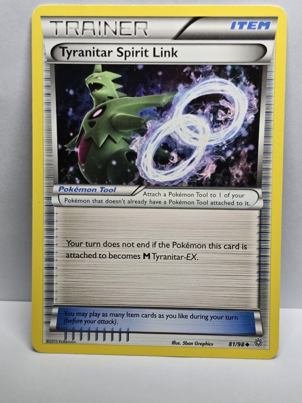 Tyranitar Spirit Link – 81/98 – Uncommon – Lightly Played