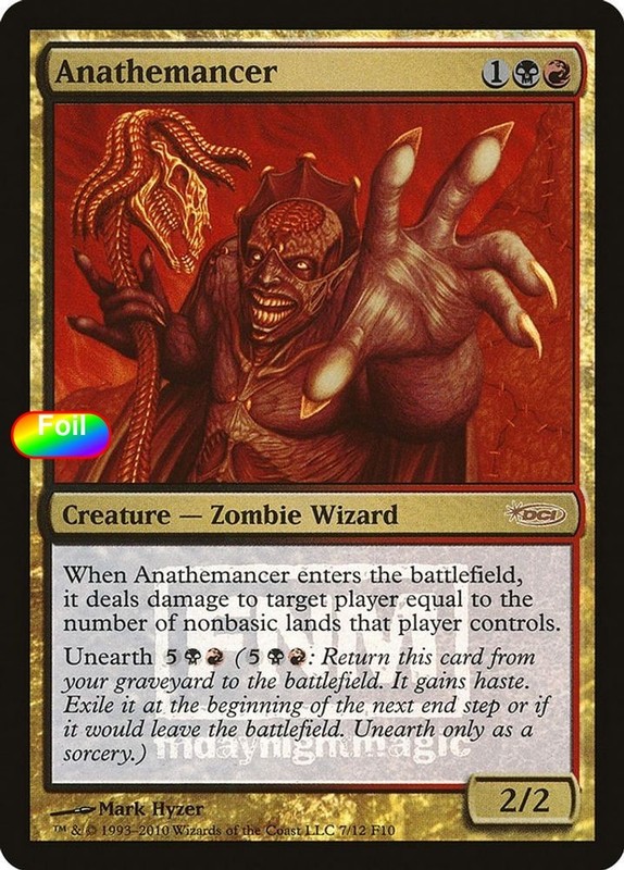 Foil Anathemancer – 7 – LP – FNM Promos