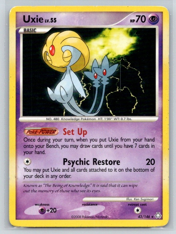 Uxie Rare Legends Awakened 43/146 MP