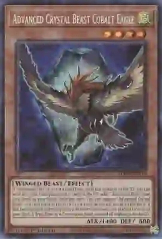 Yugioh! Advanced Crystal Beast Cobalt Eagle – BLCR-EN015 – Secret Rare – 1st Edi