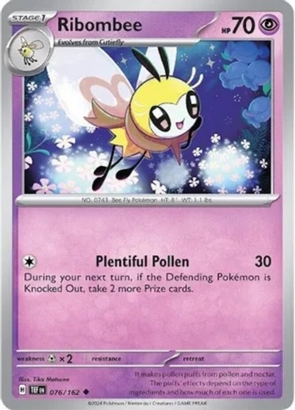 Ribombee – 076/162 – Uncommon – Near Mint