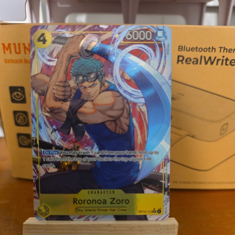 Roronoa Zoro (OP15-113) (Alternate Art) OP15-113 Adventure on Kami’s Island Foil