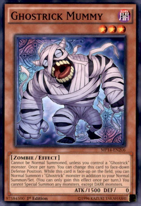2014 Mega-Tins Mega Pack #MP14-EN206 Ghostrick Mummy