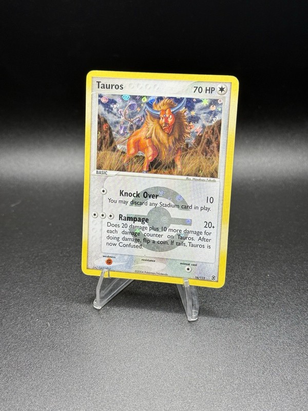 Pokemon Tauros 16/112 FireRed & LeafGreen Reverse Holo