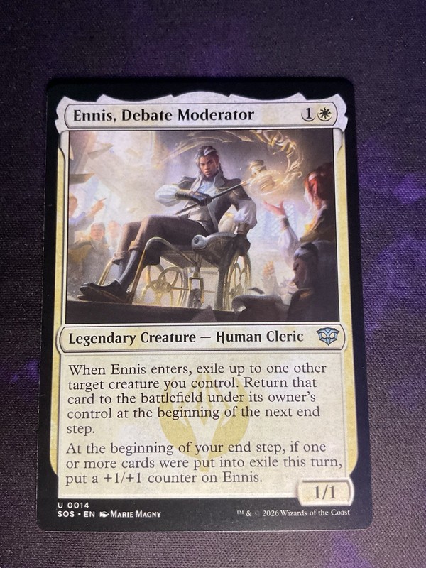 MTG * Ennis, Debate Moderator Secrets of Strixhaven * 1X * NM