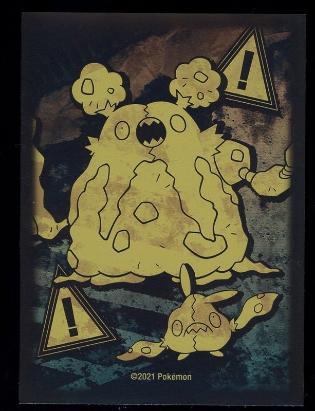 Pokemon Center Exclusive Sleeve (Qty x1) Garbodor & Trubbish Toxic – New/Unused