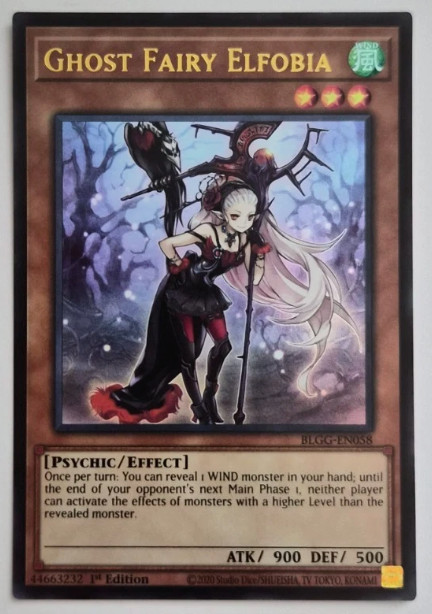 Ghost Fairy Elfobia – BLGG-EN058 – Ultra Rare – Glorious Gallery – NM/M
