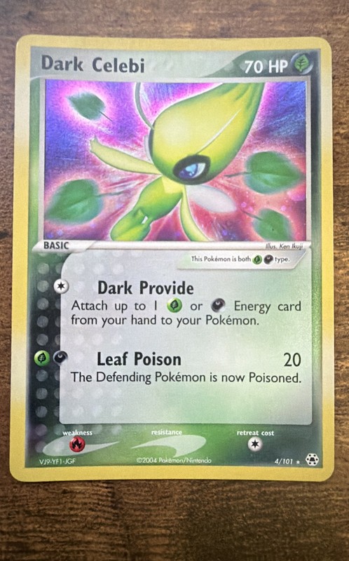 Dark Celebi 4/101 Hidden Legends Holo