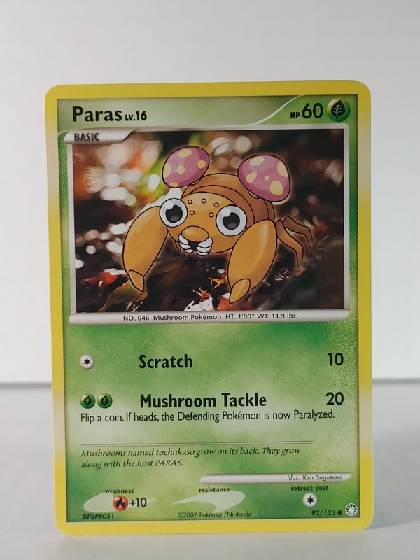 Paras – Mysterious Treasures – 92/123 – Common – A