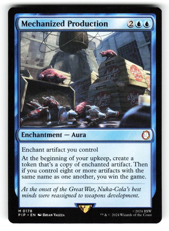 Mechanized Production #178 (NM) (Non-Foil) (M) (PIP) Magic MTG