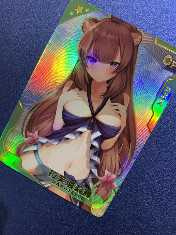 Raphtalia Shield Hero CP Senpai Goddess Haven Waifu Card Girl Holo Doujin Anime gallery