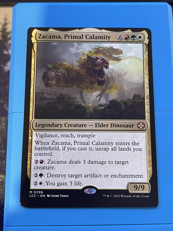 Minor Miscut – Zacama, Primal Calamity – MTG Magic the Gathering Oddity Error