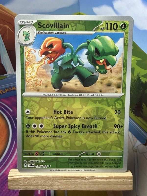 Scovillain 029/198 SV01: Scarlet & Violet Base Set Reverse Holo