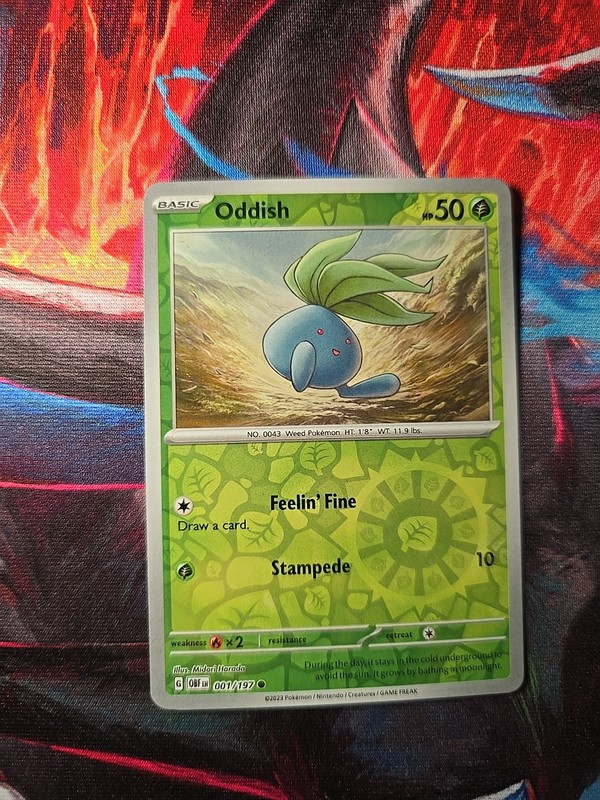 Oddish 001/197 SV03: Obsidian Flames Reverse Holo