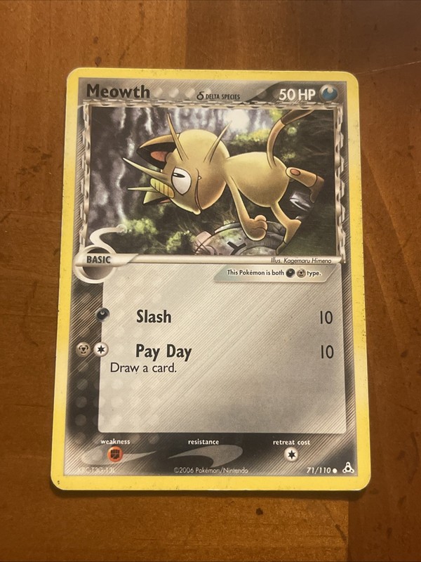 Meowth (Delta Species) 71/110 Holon Phantoms Regular