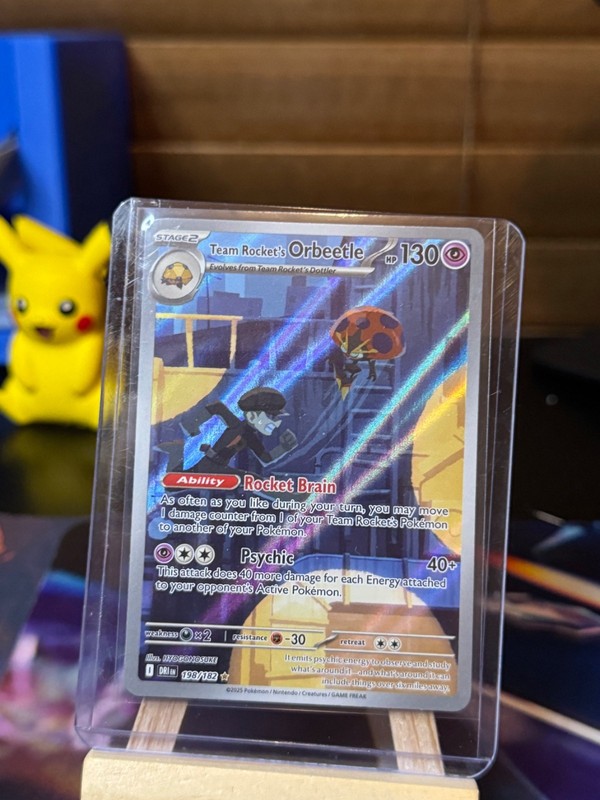 Team Rocket’s Orbeetle 198/182 Sv10: Destined Rivals Holo