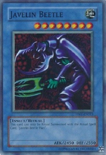 Yugioh – Javelin Beetle Pact Ritual Set – Super Rare NM – Free Holographic Card
