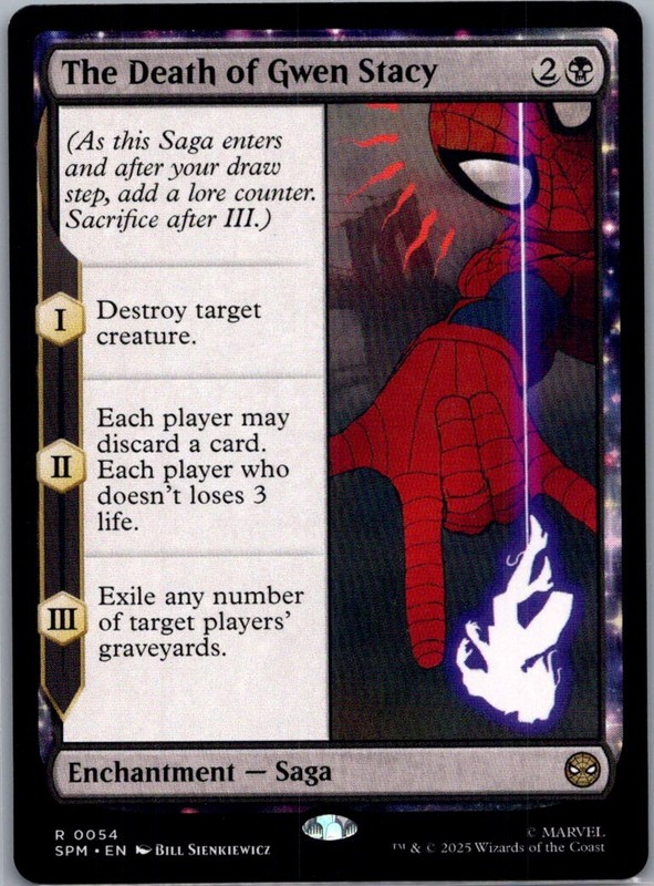 The Death of Gwen Stacy (R) #54 Marvel’s Spider-Man MTG NM