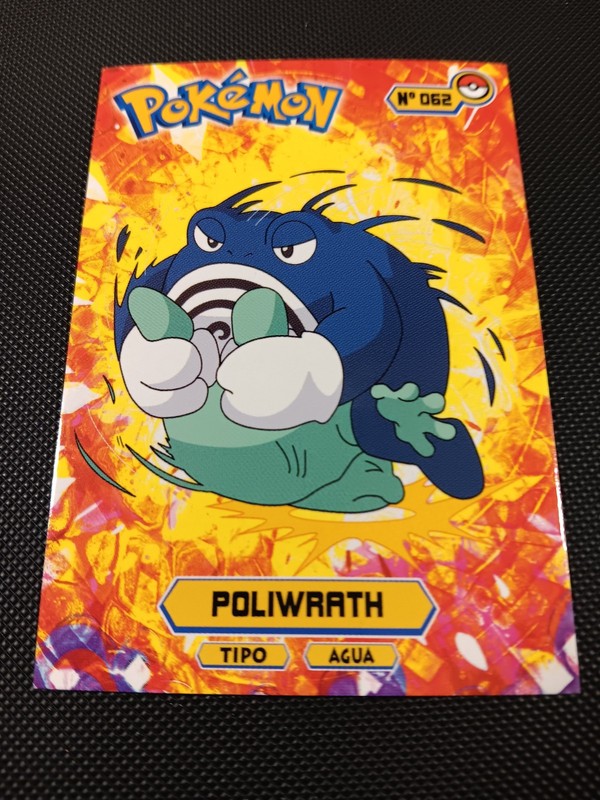Pokemon 2024 Card Tops Pokedex Database Set Poliwrath #62 Peru US Seller