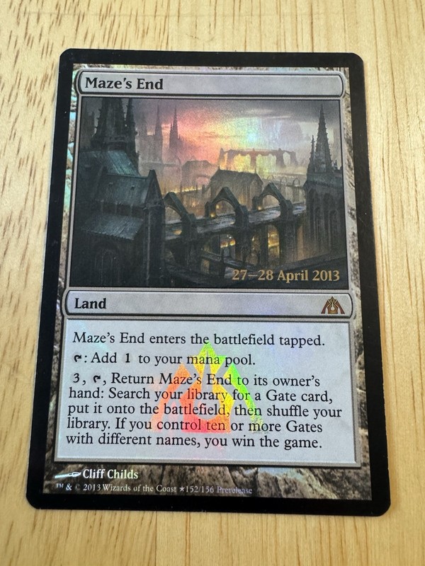 Maze’s End Prerelease Cards Foil
