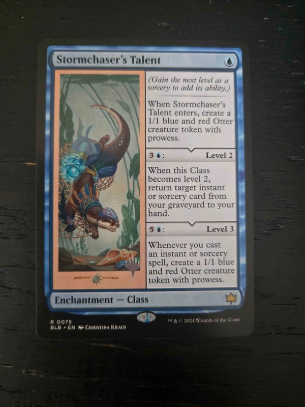 Stormchaser’s Talent – Promo Pack: Bloomburrow – 0075 Stamped Promo