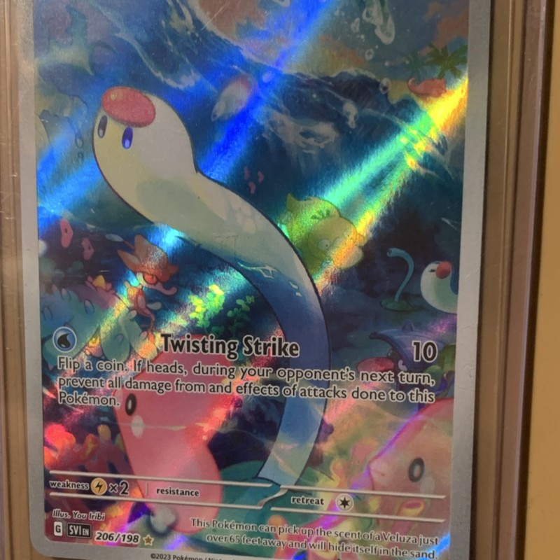 Pokémon Wiglett SV01 Scarlet & Violet Illustration Rare Holo 206/198 2023 Basic… gallery
