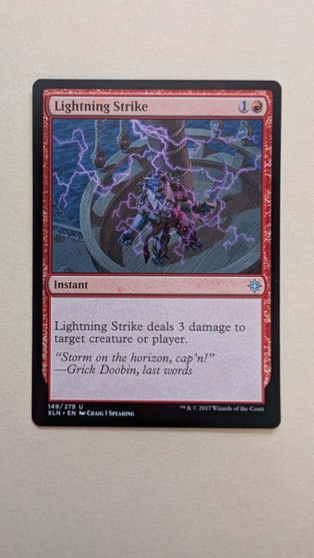 Lightning Strike 149/279 Magic the Gathering (MTG) Ixalan (XLN)