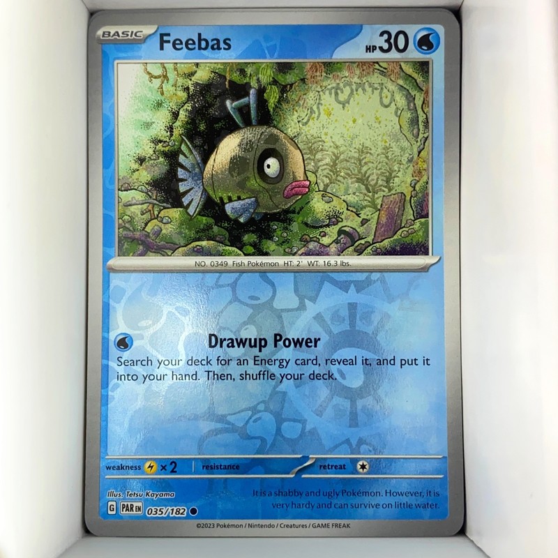 Feebas 035/182 Scarlet & Violet: Paradox Rift Common Reverse Holo English